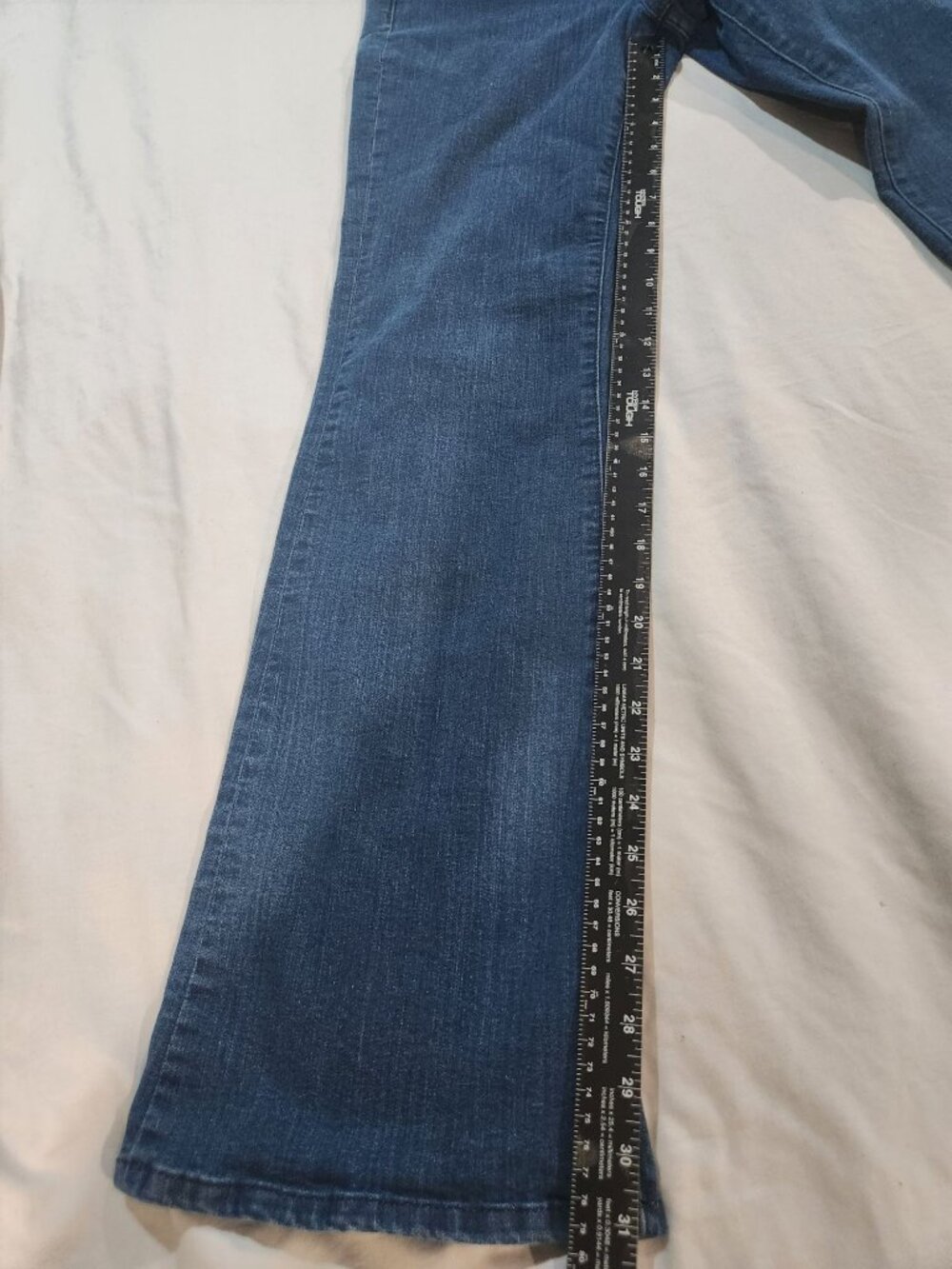 Banana Republic Womens Wide Leg Dark Blue Denim Jeans Size 29/8 Classic Fit - Picture 6 of 7